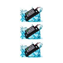 Kit 3 Controle De Portão Eletrônico Farol Tx Car Garen, Rcg E Outro 433Mhz - À Prova D'água - H-Tronic