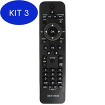 Kit 3 Controle Para Home Philips Htb-5570D Htd-5500 Htd-3509X