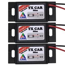 Kit 3 Controle Portão Eletrônico Farol Tx Car Garen, Rcg E Outros 433Mhz - H-Tronic Kit 3 Controle Portão Eletrônico Farol Tx Car Garen, Rcg E Outros 433Mhz - H-Tronic