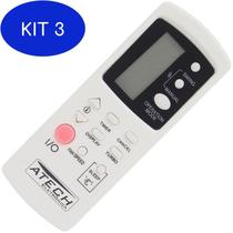 Kit 3 Controle Remoto Ar Condicionado Philco Gz01-Bej0-000