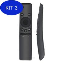 Kit 3 Controle Remoto Compatível Smart Tv 4K Led Universal