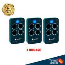 Kit 3 Controle Remoto de Portão Rossi TX-QUATTRO Rossi 433mhz