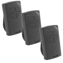 Kit 3 Controle Remoto Digital Key AGL 6P20 Motor Portão Trino Izzy