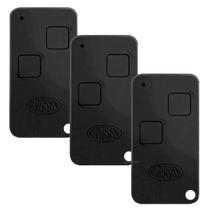 Kit 3 Controle Remoto Motor Portão 433 Rolling Code AntiClonagem Rossi