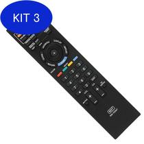 Kit 3 Controle Remoto Para Tv Lcd E Led Sony Rm-Yd047 01201 Mxt
