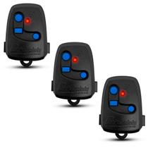 Kit 3 Controle Remoto Peccinin Portão Eletrônico 3c 433Mhz - PRETO Kit 3 Controle Remoto Peccinin Portão Eletrônico 3c 433Mhz - PRETO