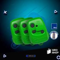 Kit 3 Controle Remoto Peccinin Portão Eletrônico 3c 433mhz - Verde Kit 3 Controle Remoto Peccinin Portão Eletrônico 3c 433mhz - Verde