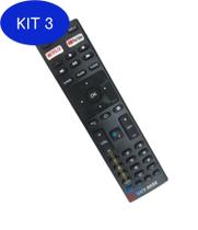 Kit 3 Controle Remoto Tv Jvc Smart Rcm5/ Lt-65Va6900 / 55Va8000 - SKY