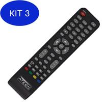 Kit 3 Controle Remoto Tv Led Semp TCL Ct-6470 / Le3273W