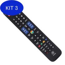 Kit 3 Controle Remoto Tv Smart Aa59-00588A Bn98-0367B UN40ES6100G - Vil