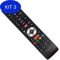 Kit 3 Controle Tv Hisense