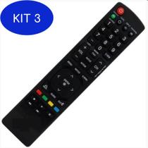 Kit 3 Controle Tv Lcd Led Ld 47Le5300 55Le4600 42Ld460 47Ld460