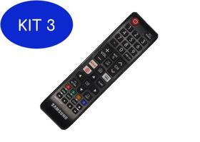 Kit 3 Controle Tv Samsung Bn59-01315H Netflix Prime T4300