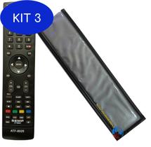 Kit 3 Controle Tv Semp TCL Dl-3277I /Dl-3977I /Ct-6640 + Capa