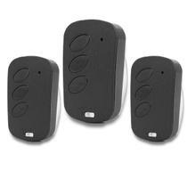 Kit 3 controle tx deco digital 433mhz ipec - preto