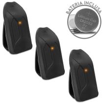 Kit 3 Controles Remoto Portão Eletrônico Cerca Alarme PPA Resistente forte