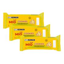 Kit 3 Cookies Mió Sabor Baunilha com Gotas de Chocolate 60g
