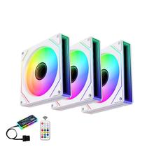 Kit 3 Cooler Fan ARGB Gamer Para CPU Gabinete Com Controlador G-VR347K Kit 3 Cooler Fan ARGB Gamer Para CPU Gabinete Com Controlador G-VR347K