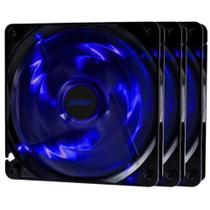 Kit 3 Cooler Fan Basic 4 Leds (Escolha o seu) 120mm Gabinete Pc Gamer Ventoinha