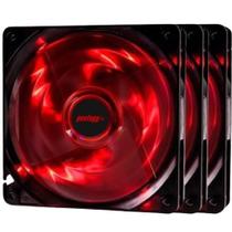 Kit 3 Cooler Fan Basic 4 Leds (Escolha o seu) 120mm Gabinete Pc Gamer Ventoinha