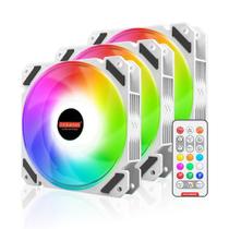 Kit 3 cooler fan coolmoon north wind pwm argb + controlador