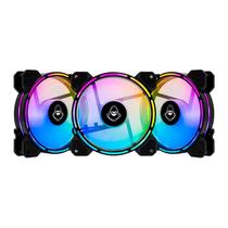 Kit 3 Cooler Fan Mancer Z200 3x120mm RGB Preto - MCR-Z20RGB-01 Kit 3 Cooler Fan Mancer Z200 3x120mm RGB Preto - MCR-Z20RGB-01