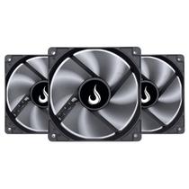 Kit 3 Cooler Fan Rise Mode 120mm 12v Preto - RM-BK-01-FB Kit 3 Cooler Fan Rise Mode 120mm 12v Preto - RM-BK-01-FB