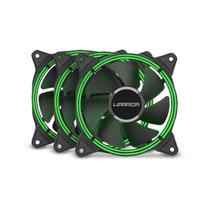 Kit 3 Cooler Harb 120mm Verde Warrior - GA195