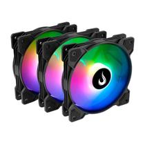 Kit 3 Coolers 120mm Rise Mode X - LED ARGB - RM-XLD-01-ARGB