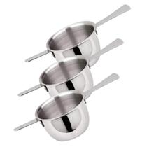 Kit 3 Copo Dosador Medidor Inox Drinks Gin Bar Bartende Inox 50ml