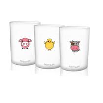 Kit 3 Copos Animais Da Fazenda Dia Das Crianças Kit 3 Copos Animais Da Fazenda Dia Das Crianças