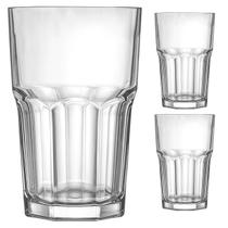 Kit 3 Copos de Vidro Grosso 360ml Transparente Modelo Chicago para Drinks Coquetéis Whisky Cerveja Durável e Sofisticado Kit 3 Copos de Vidro Grosso 360ml Transparente Modelo Chicago para Drinks Coquetéis Whisky Cerveja Durável e Sofisticado