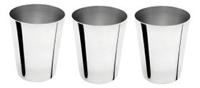 Kit 3 Copos HAVAÍ Cônico Alumínio Reforçado 360ml - CP08 Kit 3 Copos HAVAÍ Cônico Alumínio Reforçado 360ml - CP08