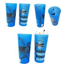 Kit 3 Copos Plástico Grande Festa Azul 500Ml Bebida Grêmio