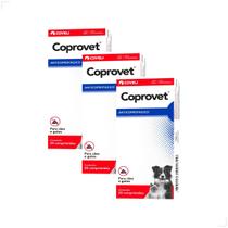 Kit 3 Coprovet Coveli 20 Comp Anticoprofágico Cães e Gatos Medida:20comp