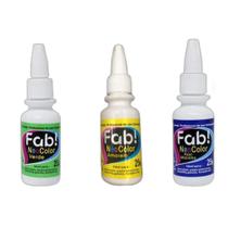 Kit 3 Corantes Alimentício Neocolor Amarelo Verde Azul Copa