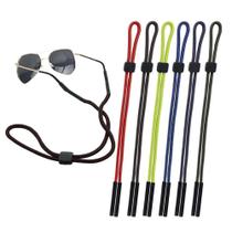 Kit 3 Cordão Fixador Óculos Ajustável Alça Silicone Cordinha 65cm