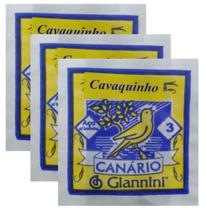 Kit 3 Cordas Avulsa Cavaco 3 Sol - Giannini