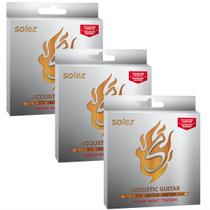 Kit 3 Cordas Encordoamentos Violão Nylon Solez Tensão Pesada Kit 3 Cordas Encordoamentos Violão Nylon Solez Tensão Pesada