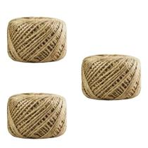 Kit 3 Cordões De Juta P/ Artesanato 1,5mm 30mts Kit 3 Cordões De Juta P/ Artesanato 1,5mm 30mts
