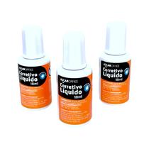 Kit 3 Corretivos Escolar Branquinho 18Ml - Jocar Office