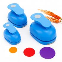 Kit 3 Cortador Furador Eva Circulo - 16mm 25mm 38mm