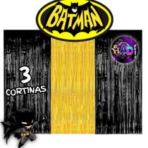 kit: 3 Cortina Metalizada , BATMAN Decoração , Festa , Aniversário, Adereços , Banner , Festival, Comemoração kit: 3 Cortina Metalizada , BATMAN Decoração , Festa , Aniversário, Adereços , Banner , Festival, Comemoração
