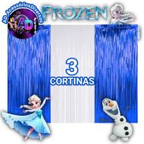 kit: 3 Cortina Metalizada, FROZEN Decoração , Festa , Aniversário, Adereços , Banner , Festival, Comemoração kit: 3 Cortina Metalizada, FROZEN Decoração , Festa , Aniversário, Adereços , Banner , Festival, Comemoração