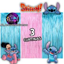 kit: 3 Cortina Metalizada , STITCH Decoração , Festa , Aniversário, Adereços , Banner , Festival, Comemoração kit: 3 Cortina Metalizada , STITCH Decoração , Festa , Aniversário, Adereços , Banner , Festival, Comemoração