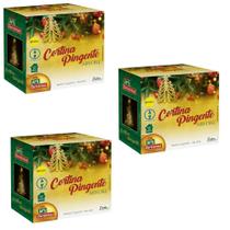 Kit 3 Cortina Pingente Arvore Branco Quente 108 Leds 4M Bivolt Kit 3 Cortina Pingente Arvore Branco Quente 108 Leds 4M Bivolt