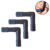 Kit 3 Cotovelo Para Mangueira 1/2 Polegadas Conexão Joelho L 1/2 para jardim horta e irrigação
