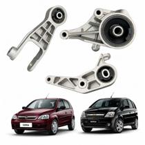 Kit 3 Coxim Calco Cambio e Suporte do Motor GM Corsa Meriva Montana