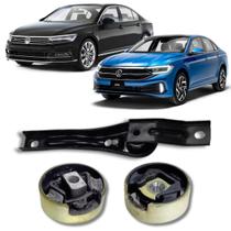 Kit 3 coxim calço cambio motor inferior jetta 1.4 2.0 passat 2.0 2014 2015 2016 2017 2018 2019 2020 2021