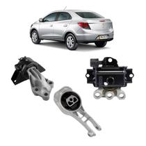 Kit 3 Coxim Calço Motor LE LD Cambio Auto Prisma 2013/... Kit 3 Coxim Calço Motor LE LD Cambio Auto Prisma 2013/...
